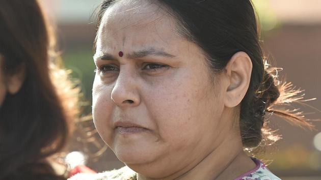 RJD leader and daughter of Lalu Prasad talks to media at Parliament in New Delhi. (Arvind Yadav/HT File Photo) RJD leader and daughter of Lalu Prasad talks to media at Parliament in New Delhi. (Arvind Yadav/HT File Photo)
