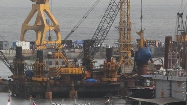 A major explosion onboard INS Sindhurakshak, a kilo class submarine, in Mumbai on August 14, 2013, killed 18 sailors.(HT File photo) A major explosion onboard INS Sindhurakshak, a kilo class submarine, in Mumbai on August 14, 2013, killed 18 sailors.(HT File photo)