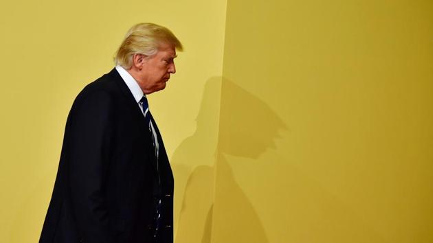 US President Donald Trump at the G20 summit, Hamburg, Germany, July 7(AFP)