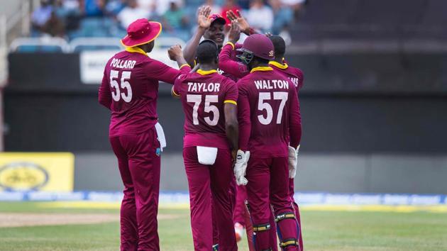 However, West Indies pulled things back by dismissing Kohli and Dhawan in quick succession. (AFP)