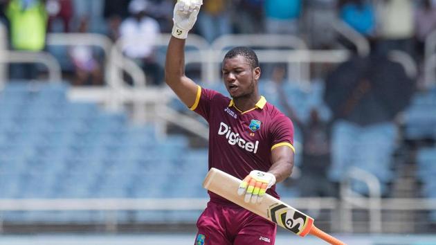 Evin Lewis blasted a century as West Indies thrashed India by nine wickets in the one-off Twenty20 International in Jamaica. Get highlights of India vs West Indies here.(AFP)