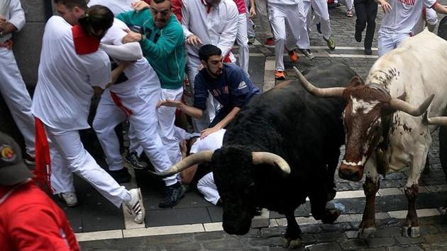 Photos: Spain’s Popular Bull Run Festival Begins In Pamplona 