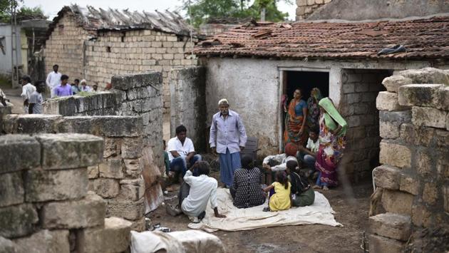 The centuries-old profession of skinning dead cattle comes with a stigma as old as the caste system. Untouchability and discrimination have always been part of the Dalit community. (Arun Sharma / HT Photo)