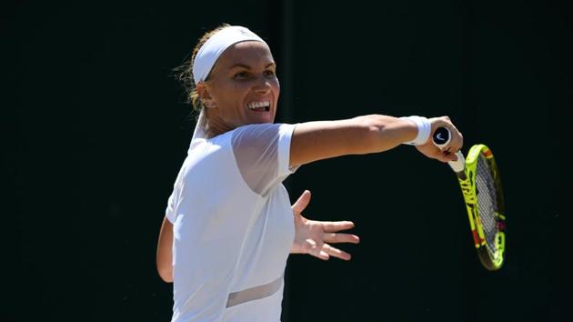 Svetlana Kuznetsova beat Agnieszka Radwanska 6-2, 6-4. (REUTERS)