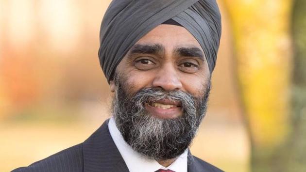 Canadian defence minister Harjit Singh Sajjan. (HT File Photo) Canadian defence minister Harjit Singh Sajjan. (HT File Photo)