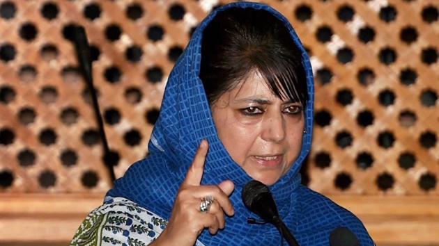 Jammu and Kashmir chief minister Mehbooba Mufti.(PTI File)