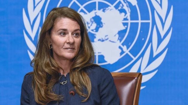 Melinda Gates, co-chair of the Bill & Melinda Gates Foundation one of the world's most powerful philanthropic organisations which is working in the battle against a raft of diseases, attends a press conference on the sidelines of the World Health Assembly, on May 20, 2014, in Geneva.(AFP/Getty Images File Photo)