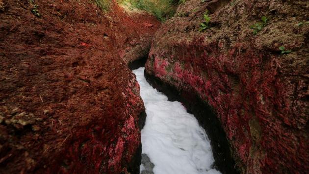 Untreated sewage flows from an open drain into the river Ganga in Mirzapur, Uttar Pradesh, a carpet and brass manufacturing hub. (Danish Siddiqui / Reuters) Untreated sewage flows from an open drain into the river Ganga in Mirzapur, Uttar Pradesh, a carpet and brass manufacturing hub. (Danish Siddiqui / Reuters)