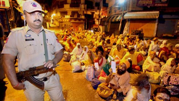 The Central Reserve Police Force, which provides security for the two-month long annual pilgrimage, said gunmen first opened fire on a security checkpoint but no injuries were reported. (PTI)