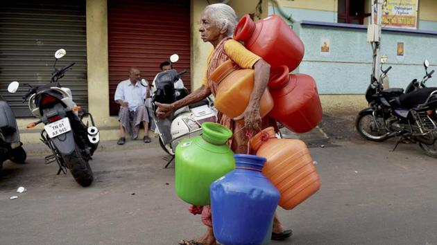 The situation has forced farmers to blame Tamil Nadu government for failing to proactively take up their cause and ensure that the state gets its rightful portion of Cauvery river water, which the state shares with Karnataka. (R Senthil Kumar/ PTI) The situation has forced farmers to blame Tamil Nadu government for failing to proactively take up their cause and ensure that the state gets its rightful portion of Cauvery river water, which the state shares with Karnataka. (R Senthil Kumar/ PTI)
