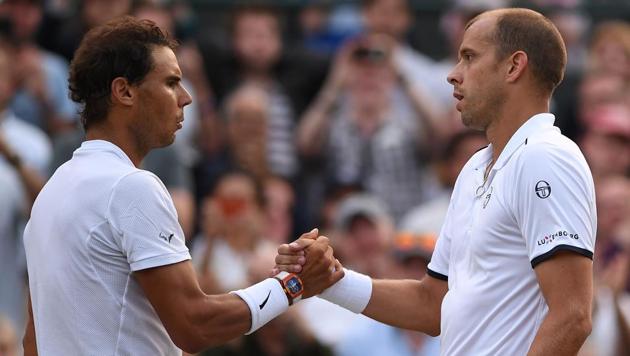 Rafael Nadal lost the Wimbledon Round 4 match against Gilles Muller, but won people’s hearts... again. (AFP) Rafael Nadal lost the Wimbledon Round 4 match against Gilles Muller, but won people’s hearts... again. (AFP)