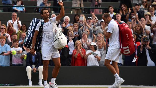 Rafael Nadal’s conquerors at Wimbledon have gone on to lose the next round since 2012. (AFP) Rafael Nadal’s conquerors at Wimbledon have gone on to lose the next round since 2012. (AFP)