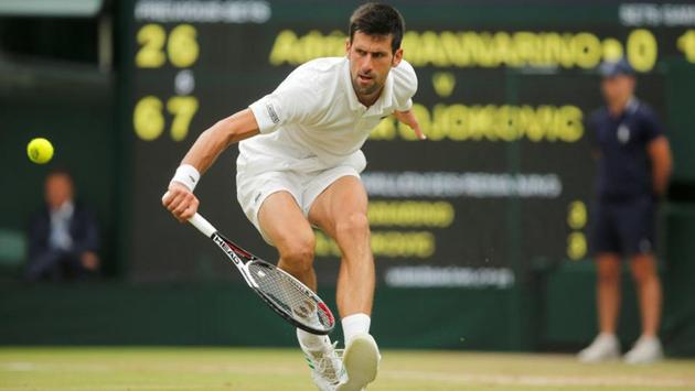 Novak Djokovic cruised past Adrian Mannarino 6-2, 7-6(5), 6-4. in the Round 4 (REUTERS)
