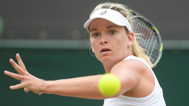 Coco Vandeweghe saw her match get suspended and delayed due to rain playing spoilsport. (REUTERS)