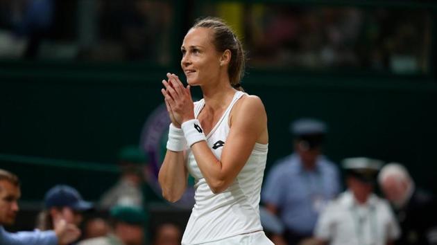 Magdalena Rybarikova breezed past Coco Vandeweghe to set up a semi-final match against Garbine Murguruza. (Twitter )