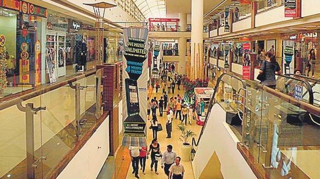 The Public Works Department (PWD) has proposed a realignment of the road and the construction of a skywalk connecting important establishments to rake pedestrian movements off the road. (HT FILE) The Public Works Department (PWD) has proposed a realignment of the road and the construction of a skywalk connecting important establishments to rake pedestrian movements off the road. (HT FILE)