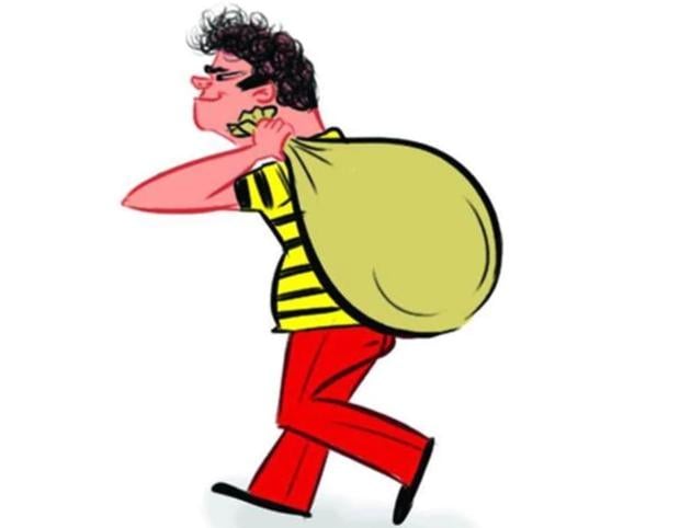 110 gm gold jewellery missing and ₹95,000 cash was taken away.(HT Illustration)