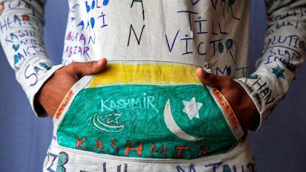 A twenty-year-old student and stone pelter, who asked to remain anonymous, said, ‘I was hit by pellets during stone pelting. I didn’t tell anyone and went inside Jamia Masjid. Then I went home and slept in my room and didn’t tell my family about it and finally, they came to know and I was taken to SHMS hospital in Srinagar. I have 80 percent of vision in my right eye now. If I get a chance, I can pick up the gun." (Cathal McNaughton / REUTERS)