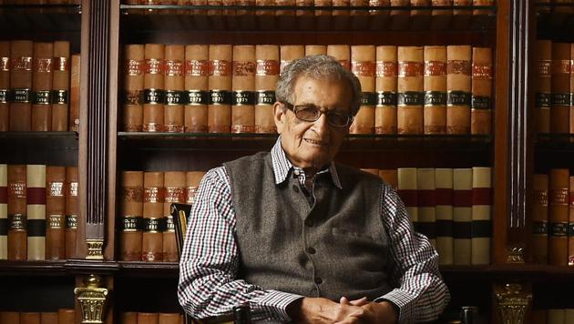 Even as the Censor Board’s action evoked widespread condemnation, Nobel laureate Amartya Sen said it would be improper for him to comment on the issue because he is the subject of the documentary. (Raj K Raj/HT Photo) Even as the Censor Board’s action evoked widespread condemnation, Nobel laureate Amartya Sen said it would be improper for him to comment on the issue because he is the subject of the documentary. (Raj K Raj/HT Photo)
