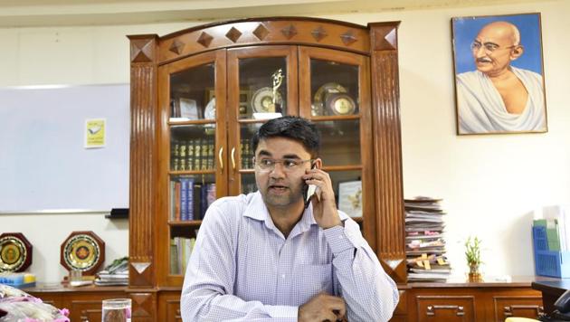 Vinay Pratap Singh, newly appointed as the deputy commissioner of Gurgaon, is all of 29 years. (Sanjeev Kumar/HT File Photo) Vinay Pratap Singh, newly appointed as the deputy commissioner of Gurgaon, is all of 29 years. (Sanjeev Kumar/HT File Photo)