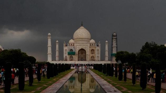 The Taj Mahal isn’t part of Uttar Pradesh’s cultural heritage, according to the Yogi Adityanath government’s first state budget presented on Tuesday.(PTI)