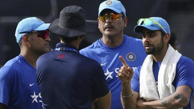 Indian cricket team's new head coach Ravi Shastri shares a good rapport with captain Virat Kohli. (REUTERS) Indian cricket team's new head coach Ravi Shastri shares a good rapport with captain Virat Kohli. (REUTERS)