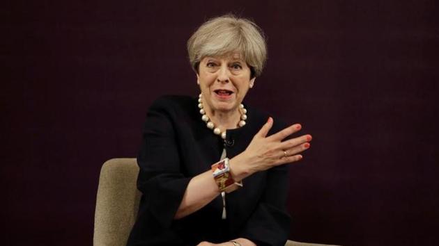 Britain's Prime Minister Theresa May answers questions after delivering a speech at the Royal Society for the encouragement of Arts, Manufactures and Commerce in London on July 11, 2017. (Reuters) Britain's Prime Minister Theresa May answers questions after delivering a speech at the Royal Society for the encouragement of Arts, Manufactures and Commerce in London on July 11, 2017. (Reuters)