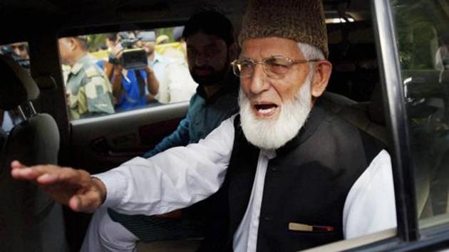 Separatist leader Syed Ali Shah Geelani (PTI File Photo) Separatist leader Syed Ali Shah Geelani (PTI File Photo)