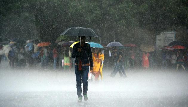 Various parts of Himachal Pradesh received moderate to heavy rainfall on Wednesday. (Deepak Sansta/HT Photo) Various parts of Himachal Pradesh received moderate to heavy rainfall on Wednesday. (Deepak Sansta/HT Photo)