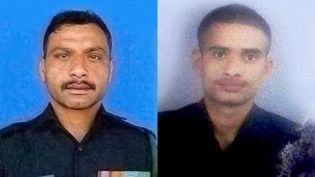 Lance Naik Ranjit Singh and rifleman Satish Bhagat. (Source: Indian Army) Lance Naik Ranjit Singh and rifleman Satish Bhagat. (Source: Indian Army)