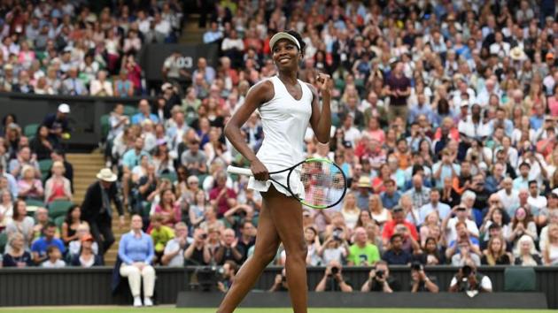 Twenty years after making her Wimbledon debut, five-time champion Venus Williams is into her ninth final at the All England Club and her first since 2009. (AFP )