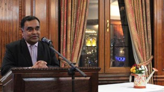 File photo of Indian high commissioner to the UK, YK Sinha. (HT Photo) File photo of Indian high commissioner to the UK, YK Sinha. (HT Photo)