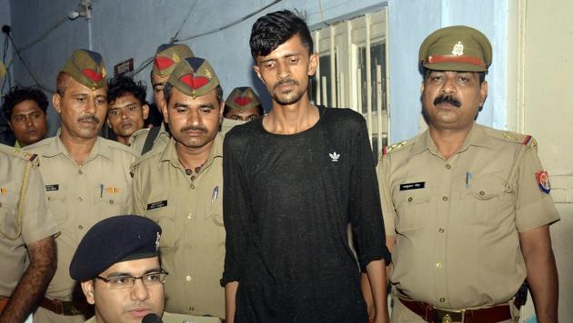 On July 5, after he was shot, the train passengers informed Loni railway station officials and the victim, Munawwar, was rushed to GTB Hospital in Delhi. He is from Bansi Kehda village in Shamli. (Sakib Ali/HT Photo) On July 5, after he was shot, the train passengers informed Loni railway station officials and the victim, Munawwar, was rushed to GTB Hospital in Delhi. He is from Bansi Kehda village in Shamli. (Sakib Ali/HT Photo)