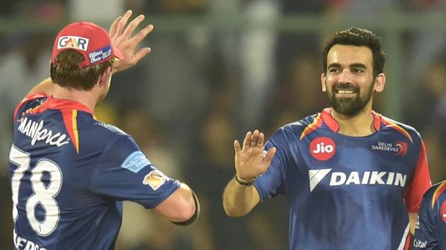 Zaheer Khan captains Indian Premier League outfit Delhi Daredevils.(PTI)