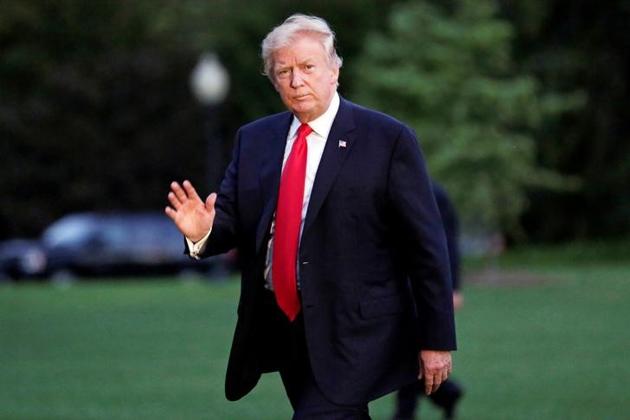 Donald Trump upon his return to Washington from the G20 Summit on July 8, 2017. (Reuters) Donald Trump upon his return to Washington from the G20 Summit on July 8, 2017. (Reuters)