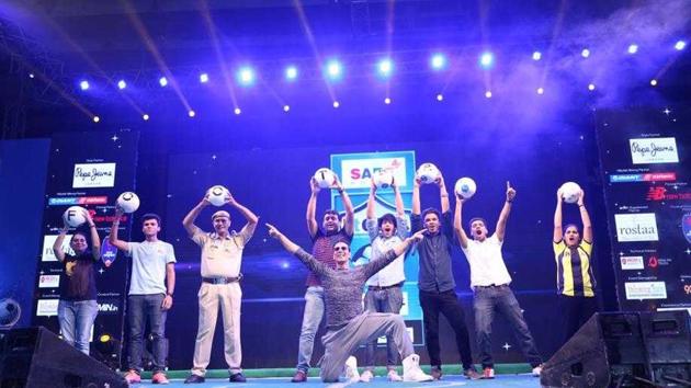 Akshay Kumar had inaugurated last year’s edition of the HT GIFA tournament. (HT Photo) Akshay Kumar had inaugurated last year’s edition of the HT GIFA tournament. (HT Photo)