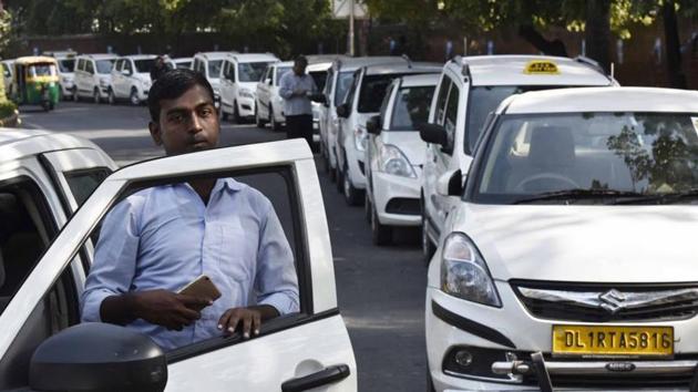 The Mumbai Metropolitan Region has over 1 lakh app-based taxis.(Representational pic)
