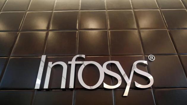 The logo of Infosys is pictured inside the company's headquarters in Bengaluru.(Reuters File Photo)