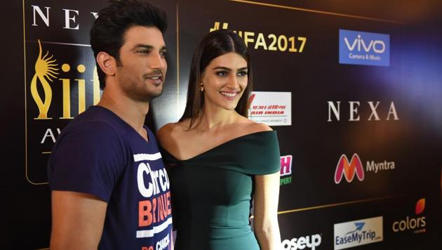 Sushant Singh Rajput and Kirti Sanon will be performing together at IIFA.(AFP)
