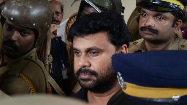Police produce Malayalam actor Dileep in a court in Kochi on Wednesday. (PTI) Police produce Malayalam actor Dileep in a court in Kochi on Wednesday. (PTI)
