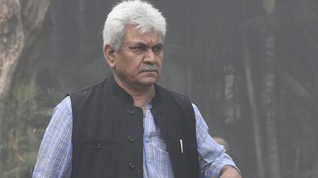 Union telecom minister Manoj Sinha in New Delhi.(Sonu Mehta/HT Photo) Union telecom minister Manoj Sinha in New Delhi.(Sonu Mehta/HT Photo)