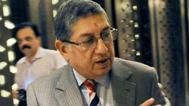 Former BCCI president N. Srinivasan has been booked for defying reforms made by the Lodha committee.(AFP)