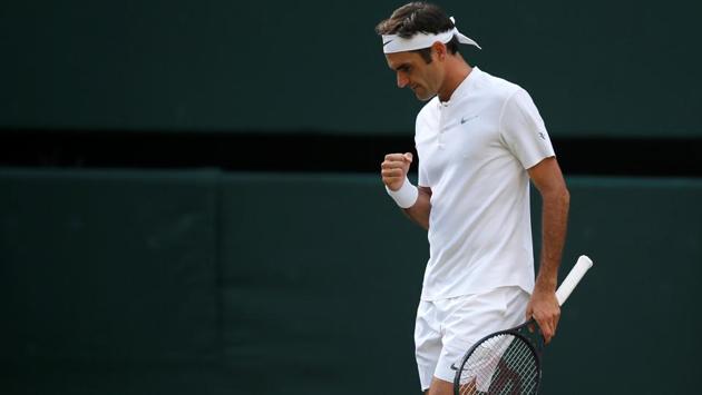 Will Roger Federer be celebrating again on Sunday, or will Cilic spoil the party? (REUTERS)