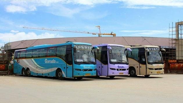 APSRTC buses at a bus terminus in Anedhra Pradesh. (Photo: APSRTC Buses Facebook page) APSRTC buses at a bus terminus in Anedhra Pradesh. (Photo: APSRTC Buses Facebook page)