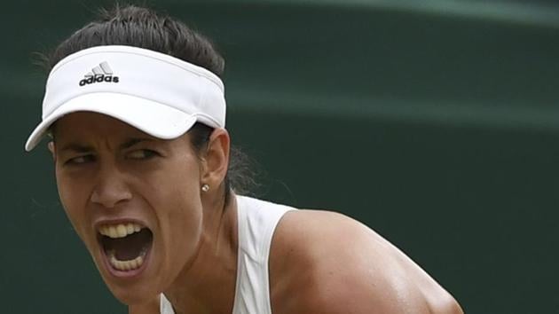 Garbine started brilliantly in the second set, immediately breaking Venus Williams. (AP) Garbine started brilliantly in the second set, immediately breaking Venus Williams. (AP)