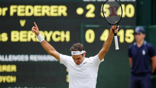 Roger Federer faces Marin Cilic in the men’s singles final at Wimbledon on Sunday. (Reuters) Roger Federer faces Marin Cilic in the men’s singles final at Wimbledon on Sunday. (Reuters)