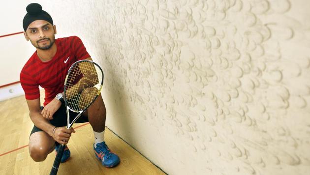 Harinder Pal Sandhu won the Victorian Open, defeating Rex Hendrick. (HT Photo) Harinder Pal Sandhu won the Victorian Open, defeating Rex Hendrick. (HT Photo)