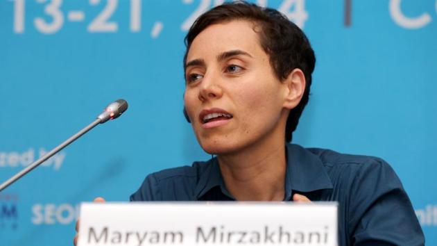 Iranian- born Maryam Mirzakhani, a Harvard educated mathematician and professor at Stanford University in California, during a press conference after the awards ceremony for the Fields Medals at the International Congress of Mathematicians 2014 in Seoul on August 13, 2014. (AFP File Photo) Iranian- born Maryam Mirzakhani, a Harvard educated mathematician and professor at Stanford University in California, during a press conference after the awards ceremony for the Fields Medals at the International Congress of Mathematicians 2014 in Seoul on August 13, 2014. (AFP File Photo)