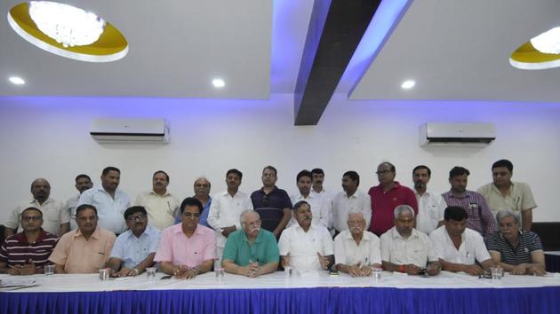 Founder-members have renominated current president NP Singh and current general secretary AN Dhawan for the post of president and secretary general, respectively. (Sunil Ghosh/HT Photo) Founder-members have renominated current president NP Singh and current general secretary AN Dhawan for the post of president and secretary general, respectively. (Sunil Ghosh/HT Photo)