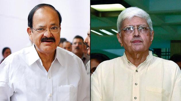 Venkaiah Naidu’s victory seems to be a foregone conclusion as he has a clear lead over Opposition nominee Gopal Krishna Gandhi in an electoral college consisting of 790 parliamentarians. Venkaiah Naidu’s victory seems to be a foregone conclusion as he has a clear lead over Opposition nominee Gopal Krishna Gandhi in an electoral college consisting of 790 parliamentarians.